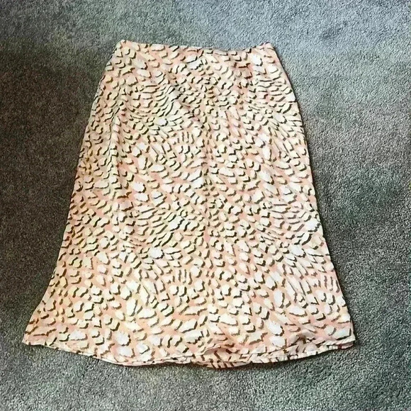 Le Lis Size L Large Leopard Lined Skirt - Picture 1 of 4
